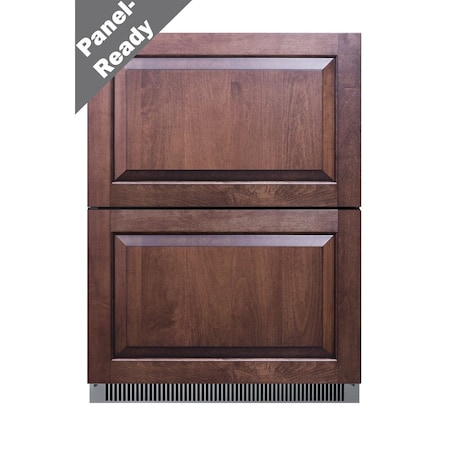 Summit 24" Wide 2-Drawer All-Refrigerator, ADA Compliant ADRD24