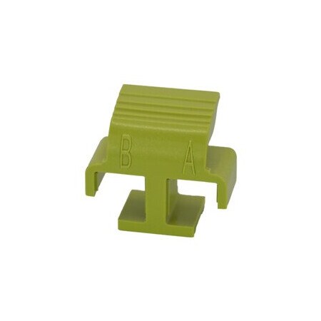 Cable Wholesale LC Duplex Clips, Lime Green, 100pc 30LC-510HD