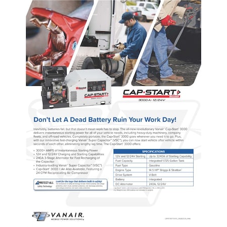 Goodall Cap Start 3000 Engine Starter 12 Volt 51538