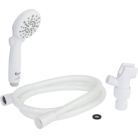 Home Impressions 2-Spray 1.8 GPM Handheld Shower Head White 713702WH