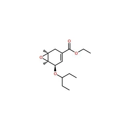 Ak Scientific (1S, 5R, 6S)-Ethyl 5-(pentan-3-yl-oxy)-7-oxa-bicyclo[4.1.0]hept-3-ene-3-carboxylate (25g), CAS 204254 Q512-25g