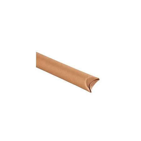 Bubblefast 2'' x 4'' 3'' Kraft Crimped End Tubes, 50PK BFS2043K