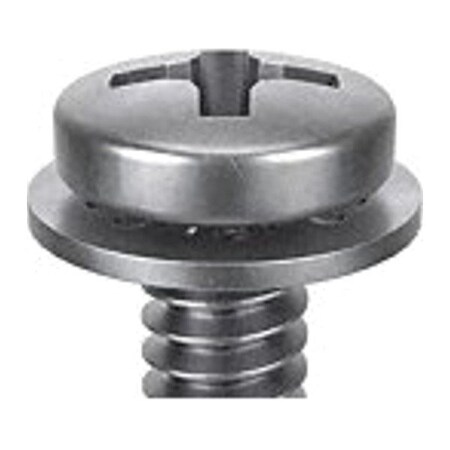 M2.5-0.45 x 5 mm Phillips Pan Machine Screw, Passivated 18-8 Stainless Steel, 25 PK