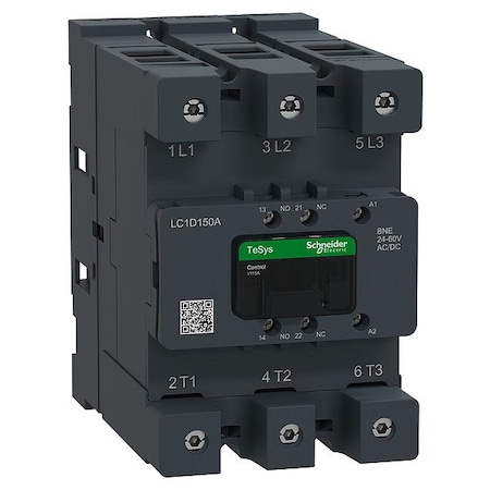 Schneider Electric CTR Deca 150A 3P 24-60V ACDC EvLk LC1D150ABNE