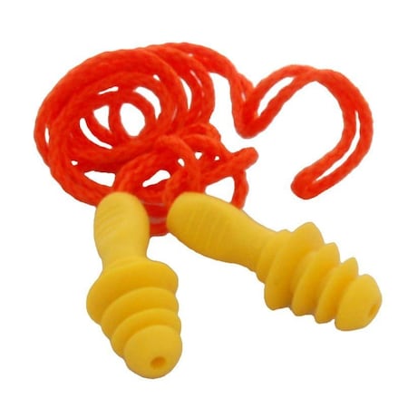 Zenport Easy-Fit Ear Plugs with Corded Neck String, 100 Pairs, 2PK EP564