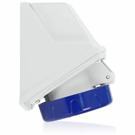 Leviton Pin & Sleeve Receptacle, 16 A, 208/250V AC, 4 Pole, Blue W416-S9