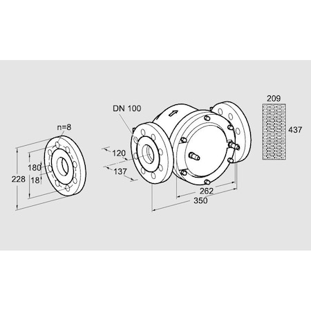 Honeywell Kromschroder FLTR, GAS, GFK 100F10 6 KS81944190