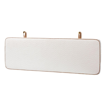 Baxton Studio Belden Boucle Wall-Mounted Headboard 261-14399-ZORO