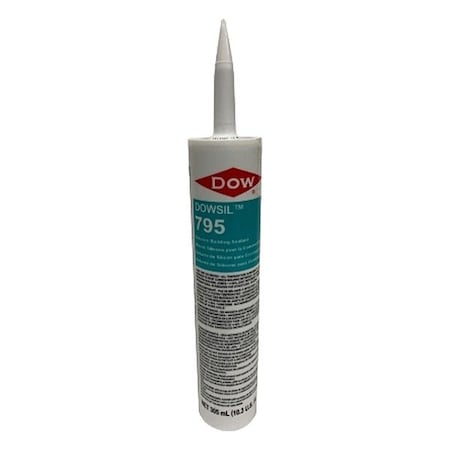 Dow Silicone Building Sealant, 10.3 fl oz, Blk 795-4