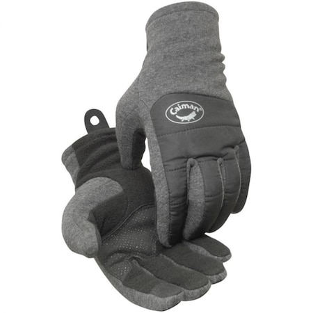 Caiman Polyester Fleece Glove with Micro-Dot Patch Grip and Thermal Lining, Touchscreen Compatible 25292