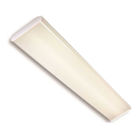 Halco Lighting Technologies 4ft. 6242 Lumens 46W LED Dimmable White Diffused Lens Wraparound Light 4000K Cool White 10301 LWA-D46U4-40 10301