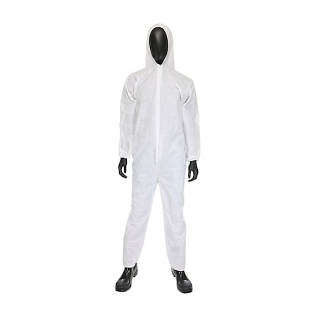 Pip SMS Coverall with Hood Elastic Wrist & Ankle 42 gsm, 25PK C3856/2XL