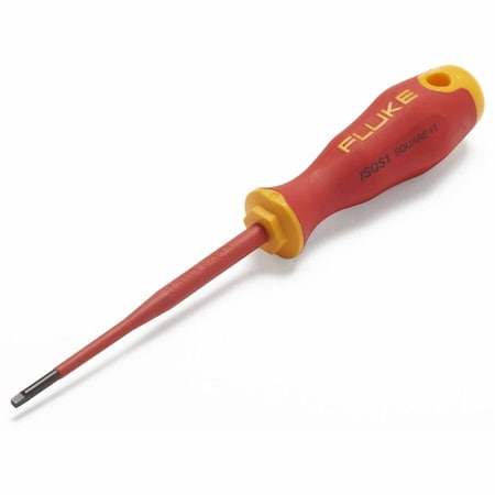Fluke Insulated Square Screwdriver #1 Round ISQS1