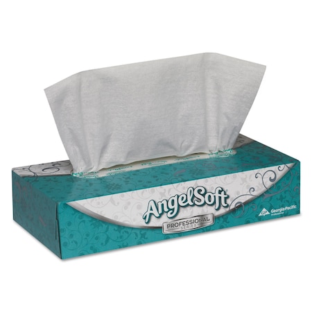 Georgia-Pacific Premium Facial Tissue, 2-Ply, White, Flat Box, 100 Sheets 48580