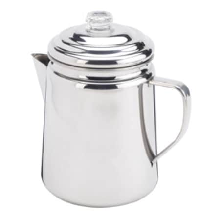 Coleman Coleman Silver Percolator 9.5 in. H X 6.4 in. W X 8.6 in. L 12 cups 1 pk 2157615