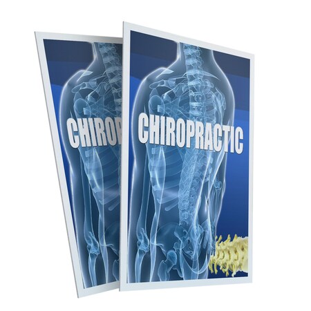 Signmission Chiropractic, Plastic Signs Only 24 Inch x 36 Inch, Corrugated Plastic, 2PK CSB-2436-2PACK-Chiropractic