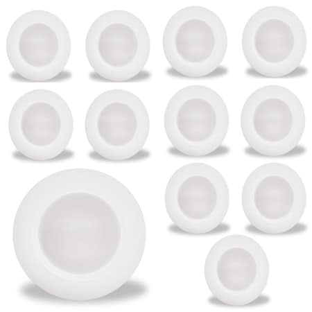 Bulbrite 14W 7in LED Disc Light, 5CCT Selectable, 27/30/35/40/50K, 1100lu, 12PK 862883