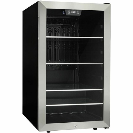 Danby Products Danby Beverage Center, 1 Glass Door, 4.5 Cu.Ft Capacity DBC045L1SS