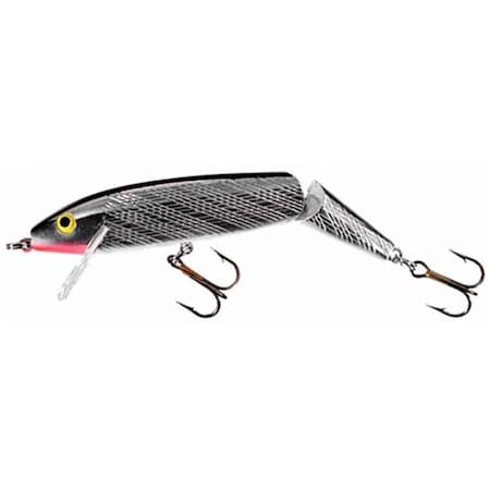 Pradco Lures Rebel Jointed Minnow, 2.5 - Silver-Black RJ50-01