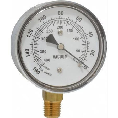 Gast Blower Relief Valve, Male NPT, 1/4 in Inlet, 160 psi Max, 3.35 in Overall Length AE134