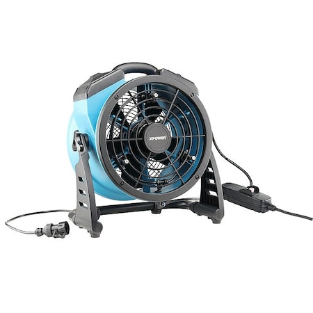 Xpower Industrial Fan, Floor Mount, 11 in Blade Dia, 115V, 1,000 cfm, Non-Oscillating FM-65