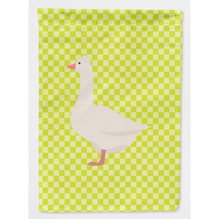 Carolines Treasures Roman Goose Green Flag Canvas House BB7724CHF