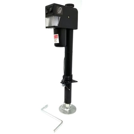 Ram EJ-3520-BBX Electric Trailer Jack with Drop Leg, Black - 3500 lb 3004.5065