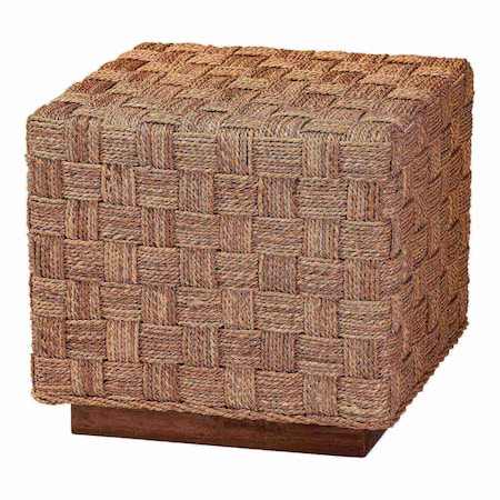 Bali & Pari Karina Bohemian Natural Seagrass End Table 247-13683-ZORO