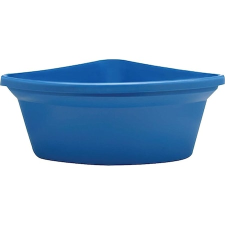 Fortex Fortiflex Corner Feeder, 24 qt Volume, Rubber Polymer, Blue CF-24BL