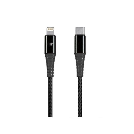 Monoprice USB Cable, 3 ft Overall L., Black 38390