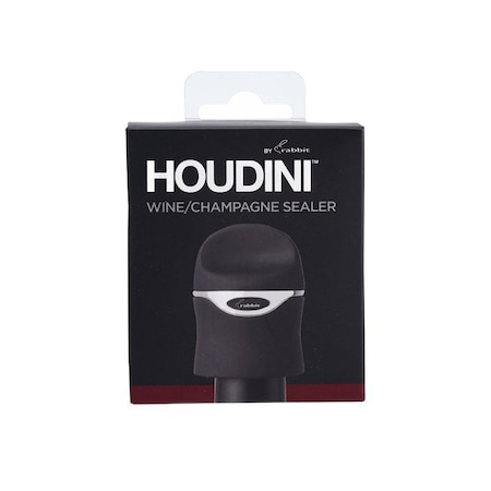 Houdini Champagne Sealer, Plastic/Silicone, Black 5273272