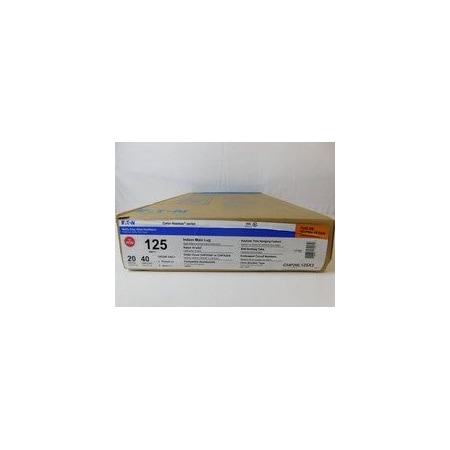 Eaton Loadcenters and Panelboards CH 125A 240V 50/60Hz 1Ph 3Wire 40Cir 20Sp NEMA 1 Plug CHP20L125X2