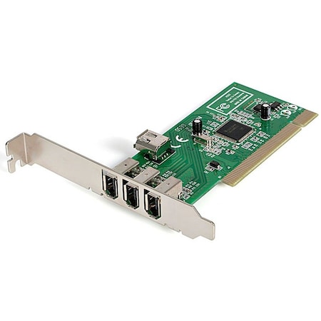 Startech.Com ADD 4 FIREWIRE PORTS TO A DESKTOP COMPUTER THROUGH A PCI SLOT - PCI FIREWIRE CAR PCI1394MP