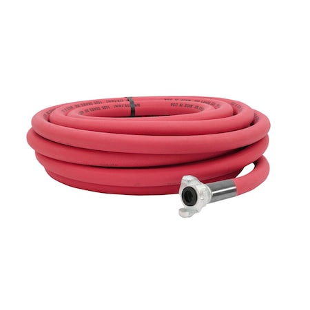Abbott Rubber 3/4 ID X 75 FT RED 300# AIR TOOL HOSE 1025R-12-QB23-QB23/75
