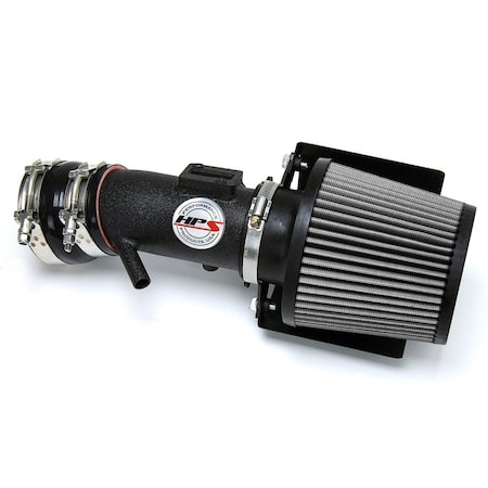 Hps Performance Air Intake Kit with Heat Shield, Black,  827-680WB