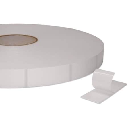 Box Partners Double-sided Tape, 1 in W, 3 in L, 31.3 mil, Foam T95218