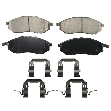 Wagner Brake QuickStop Front Disc Brake Pad Set Ceramic, ZD888A