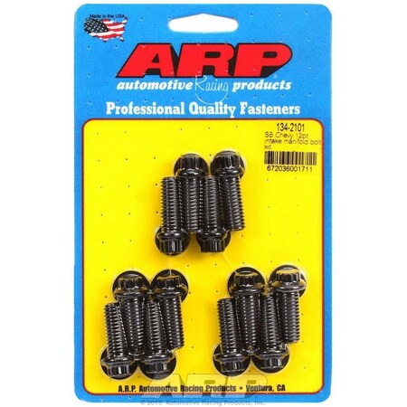 Arp 1342101 Intake Bolt Kit for Small Block Chevy ARP134-2101