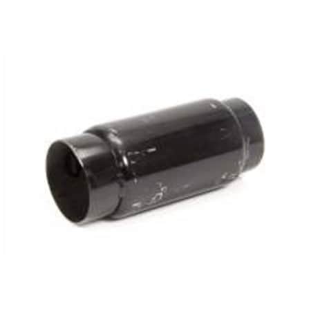 Olympian Athlete 8 x 3 in. Core Diameter 3 in. Dia. Inlet Outlet Racing Muffler - 3.5 in. Body Diameter OL1385631