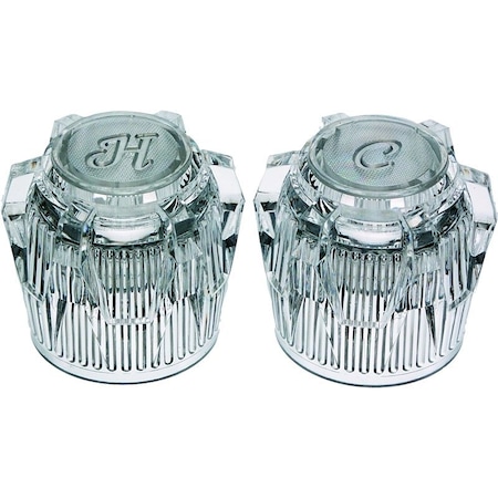 Danco Faucet Handle, Acrylic, For Phoenix Two Handle Mobile Home Kitchen, Lavatory and TubShower Faucets 88170