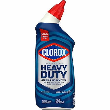Clorox Toilet Bowl Cleaner, 24 oz, Bottle, Ready to Use, Liquid, Unscented, 12 PK 00275