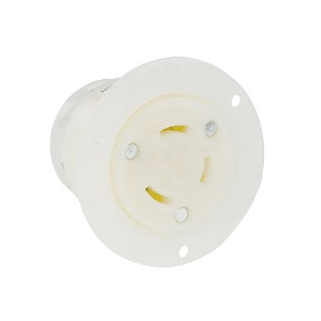 Leviton Industrial Grade Flanged Outlet 30 Amp, 600 Volt 3-Phase 2696