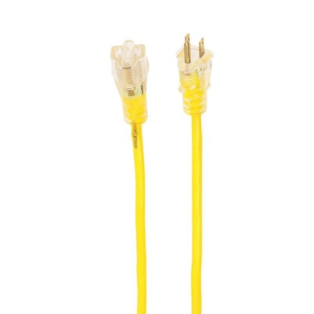 Yellow Jacket Outdoor 50 ft. L Yellow Extension Cord 14/3 SJTW 2887AC