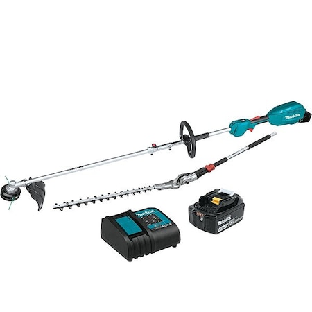 Makita String Trimmer and Attachments, 18 V XUX02SM1X2