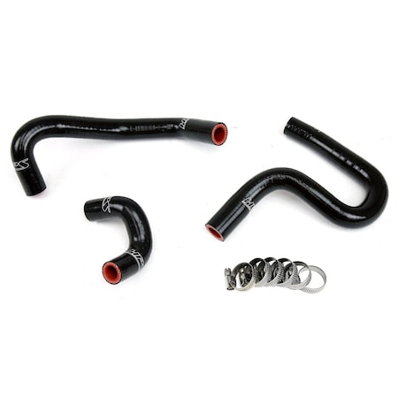 Hps Performance High Temp Reinforced Silicone Heater Coolant Hose Kit, Black,  57-1763-BLK