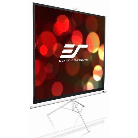 Elite Screens Elite Screens Tripod Series Portable Projection Screen - 83" x 83" - Matte White - 113" Diagonal T113NWS1