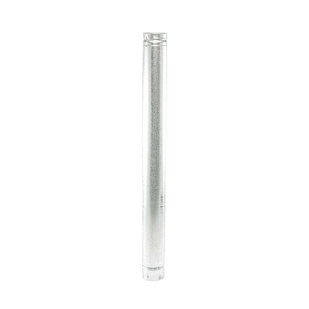 Selkirk Vent Pipe, 3 in OD, 3 ft L, Stainless Steel 3VP-36