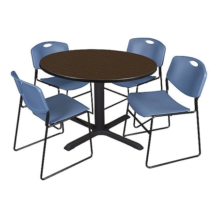 Cain Breakroom Table and Chair Set TB48RNDNW44BE