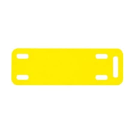Panduit Thermal Marker Plate, 2"x0.5", Yellow M200X050Y6T