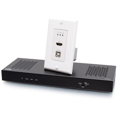 C2G 4K HDBaseT HDMI + USB Wall Plate to Box C2G30024